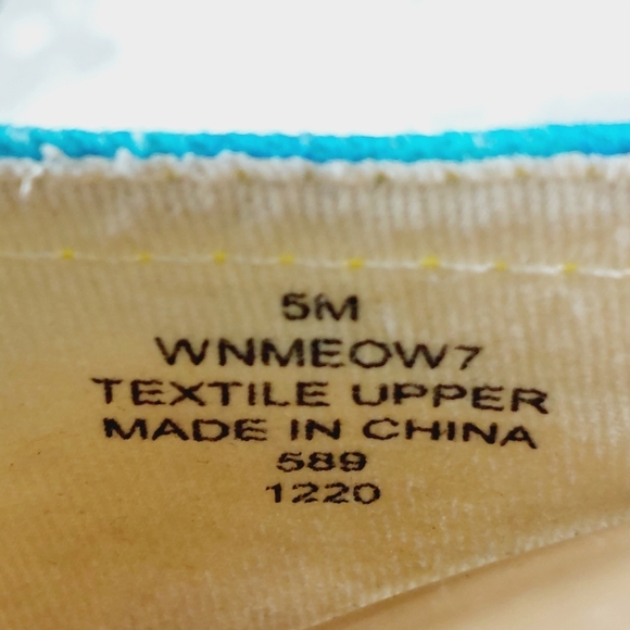 NEW Nine West Meow 7 Womens Canvas Padded Insole Tie Dye Espadrilles M954 - Picture 10 of 11